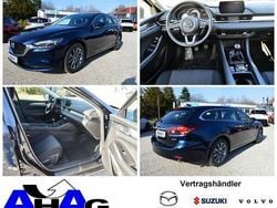 Deep crystal blue Gebraucht 2024 Mazda 6 Prime-Line Kombi | 28.480 € (Guter Preis)