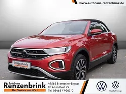 Rot Gebraucht 2023 VW T-Roc Cabriolet Style Cabrio | 32.990 € (Fairer Preis)