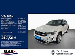 Pure white Gebraucht 2024 VW T-Roc Style SUV | 26.989 € (Guter Preis)