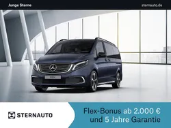 Lackfarbe sodalithblau metallic mb5842 Gebraucht 2023 Mercedes EQV300 Edition Van / Kleinbus | 47.362 € (Fairer Preis)