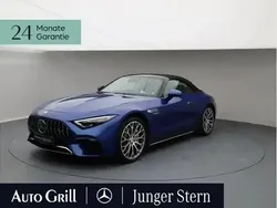 Metalliclack spektralblau Gebraucht 2024 Mercedes SL55 AMG AMG Cabrio | 120.680 € (Guter Preis)