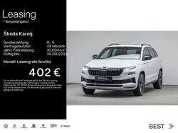 Moonweiß perleffekt Gebraucht 2024 Skoda Karoq SportLine SUV | 38.229 € (Fairer Preis)