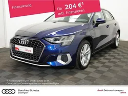 Navarrablau metallic Gebraucht 2021 Audi A3 Sportback e-tron Advanced Limousine | 25.950 € (Etwas zu teuer)