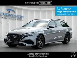Manufaktur alpingrau uni Gebraucht 2024 Mercedes E300 AMG line Kombi | 59.680 € (Etwas zu teuer)