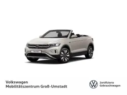 Ivory silver metallic Gebraucht 2024 VW T-Roc Cabriolet Style Cabrio | 29.880 € (Fairer Preis)