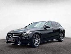 Obsidianschwarz metalliclack (metallic) Gebraucht 2016 Mercedes C300 AMG Kombi | 23.490 € (Fairer Preis)