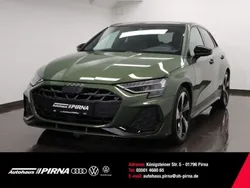 Distriktgrün metallic Gebraucht 2024 Audi A3 Sportback S-Line Limousine | 47.570 € (Teuer)