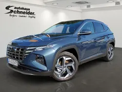 Teal blue metallic Gebraucht 2024 Hyundai Tucson Prime SUV | 34.450 € (Superpreis)