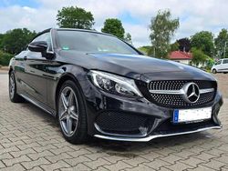 Schwarz Gebraucht 2016 Mercedes C200 AMG line Cabrio | 25.900 € (Fairer Preis)