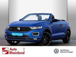 Ravennablau matt/schwarz Gebraucht 2021 VW T-Roc Cabriolet R-line Edition Cabrio | 26.343 € (Fairer Preis)