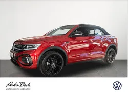 Rot (kings red metallic schwarz) Neu 2025 VW T-Roc Cabriolet R-line Cabrio | 50.265 € (Teuer)
