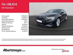 Mythosschwarz metallic Gebraucht 2024 Audi S3 Ambiente Limousine | 39.986 € (Guter Preis)