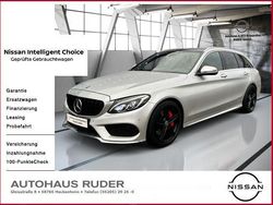 Silber Gebraucht 2018 Mercedes C400 AMG line Limousine | 26.950 € (Superpreis)