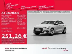 Ibisweiß Gebraucht 2022 Audi A3 Sportback e-tron Performance Limousine | 24.900 € (Fairer Preis)