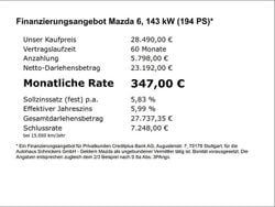 Schwarz Gebraucht 2024 Mazda 6 Takumi-Line Kombi | 28.490 € (Fairer Preis)