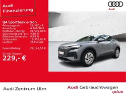 Kieselgrau Gebraucht 2022 Audi Q4 Sportback e-tron Basis SUV | 26.360 € (Fairer Preis)