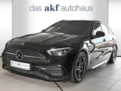 Schwarz Gebraucht 2023 Mercedes C180 AMG line Kombi | 34.950 € (Fairer Preis)