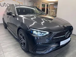 Grau Gebraucht 2022 Mercedes C220 AMG line Limousine | 36.499 € (Teuer)