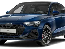 Blau (ascariblau metallic) Gebraucht 2024 Audi S3 Ambiente Limousine | 47.950 € (Etwas zu teuer)