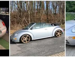 Silber Gebraucht 2003 VW Beetle Cabrio | 4.800 €