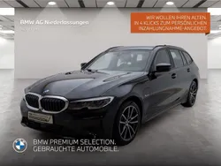 Schwarz Gebraucht 2022 BMW 320e Sport Line Kombi | 28.207 € (Guter Preis)