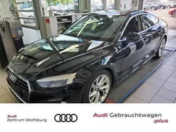 Mythosschwarz metallic (metallic) Gebraucht 2021 Audi A5 Sportback Advanced Limousine | 33.480 € (Etwas zu teuer)