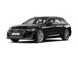 Mythosschwarz metallic Gebraucht 2024 Audi A6 S-Line Kombi | 56.500 €