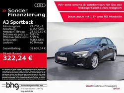 Mythosschwarz metallic Gebraucht 2022 Audi A3 Sportback e-tron Advanced Limousine | 27.730 € (Teuer)