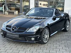 Schwarz obsidianschwarz metalliclack (metallic) Gebraucht 2008 Mercedes SLK55 AMG AMG Cabrio | 42.250 € (Teuer)