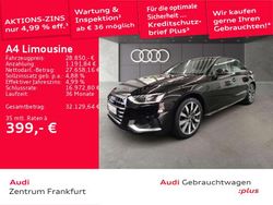 Schwarz Gebraucht 2022 Audi A4 Advanced Limousine | 28.850 € (Fairer Preis)
