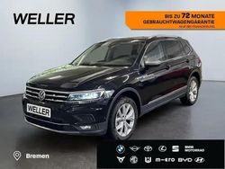 Deep black perleffekt (schwarz) Gebraucht 2021 VW Tiguan Allspace Highline SUV | 33.880 € (Superpreis)