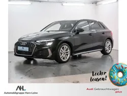 Schwarz Gebraucht 2024 Audi A3 Sportback S-Line Limousine | 39.999 € (Fairer Preis)