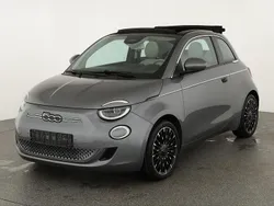 Mineral grau metallic Gebraucht 2021 Fiat 500e La Prima Cabrio | 21.695 € (Etwas zu teuer)
