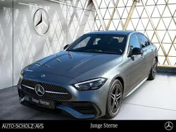 Metalliclack selenitgrau Gebraucht 2024 Mercedes C220 AMG Limousine | 43.596 € (Fairer Preis)
