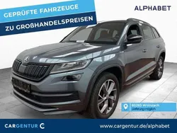 Quarz grau Gebraucht 2021 Skoda Kodiaq SportLine SUV | 31.490 € (Fairer Preis)