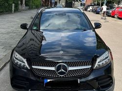 Schwarz Gebraucht 2018 Mercedes C220 AMG line Kombi | 15.990 € (Fairer Preis)