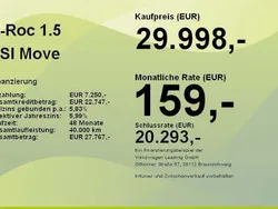 Silber Gebraucht 2025 VW T-Roc Move SUV | 29.998 € (Guter Preis)