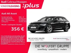 Mythosschwarz metallic Gebraucht 2024 Audi A6 S-Line Kombi | 51.209 €