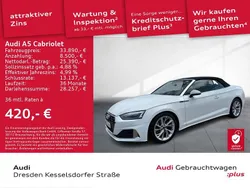 Ibisweiß Gebraucht 2021 Audi A5 Cabriolet Ambiente Cabrio | 33.890 € (Guter Preis)