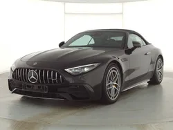 Metalliclack obsidianschwarz Gebraucht 2022 Mercedes SL43 AMG AMG Cabrio | 85.910 € (Fairer Preis)