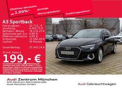 Brillantschwarz Gebraucht 2022 Audi A3 Advanced Limousine | 22.712 € (Guter Preis)