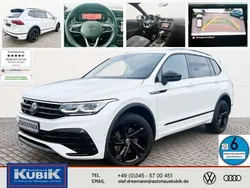 Oryxweiß perlmutteffekt Gebraucht 2022 VW Tiguan Allspace R-line SUV | 49.850 €