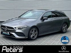 Mountaingrau met. Gebraucht 2019 Mercedes CLA250 Shooting Brake AMG Kombi | 33.880 € (Etwas zu teuer)