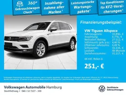 0q pure white Gebraucht 2021 VW Tiguan Allspace Highline SUV | 33.890 € (Guter Preis)