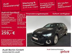 Schwarz Gebraucht 2022 Audi A3 Sportback e-tron Advanced Plus Kleinwagen | 24.900 € (Guter Preis)