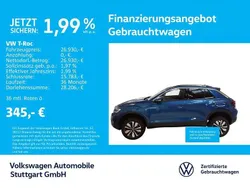 Blau Gebraucht 2024 VW T-Roc Move SUV | 26.930 € (Guter Preis)