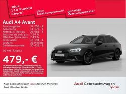 Mythosschwarz metallic Gebraucht 2024 Audi A4 S-Line Kombi | 40.753 € (Teuer)