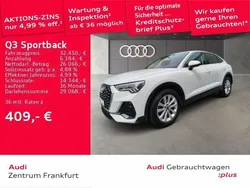 Ibisweiß Gebraucht 2022 Audi Q3 Sportback Performance SUV | 32.450 € (Fairer Preis)