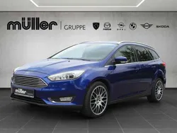 Blau Gebraucht 2014 Ford Focus Titanium Kombi | 12.490 €