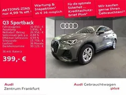 Grau Gebraucht 2022 Audi Q3 Sportback Sport SUV | 32.849 € (Guter Preis)